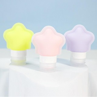 30ml Star Flower Cat Claw Silicone Pha Chế Chai Du Lịch Di Động Dầu Gội Bảo Quản Chai Mỹ Phẩm Pha Chế Chai Rỗng