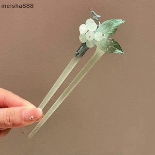 Meisha888 Thời Trang Hình Chữ U Kẹp Tóc Acrylic Hoa Tóc Dính Đũa Kẹp Tóc Trung Quốc Mũ Đội Đầu Cưới Trang Sức Phụ Kiện Tóc