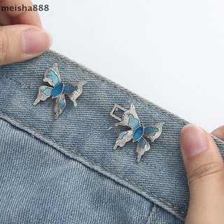 Meisha888 2 Chiếc Dễ Thương Bốn Lá Cỏ Ba Lá Khóa Điều Chỉnh Thắt Lưng Có Thể Điều Chỉnh Khóa Eo Có Thể Tháo Rời Nút Liền Mạch Cho Quần Váy