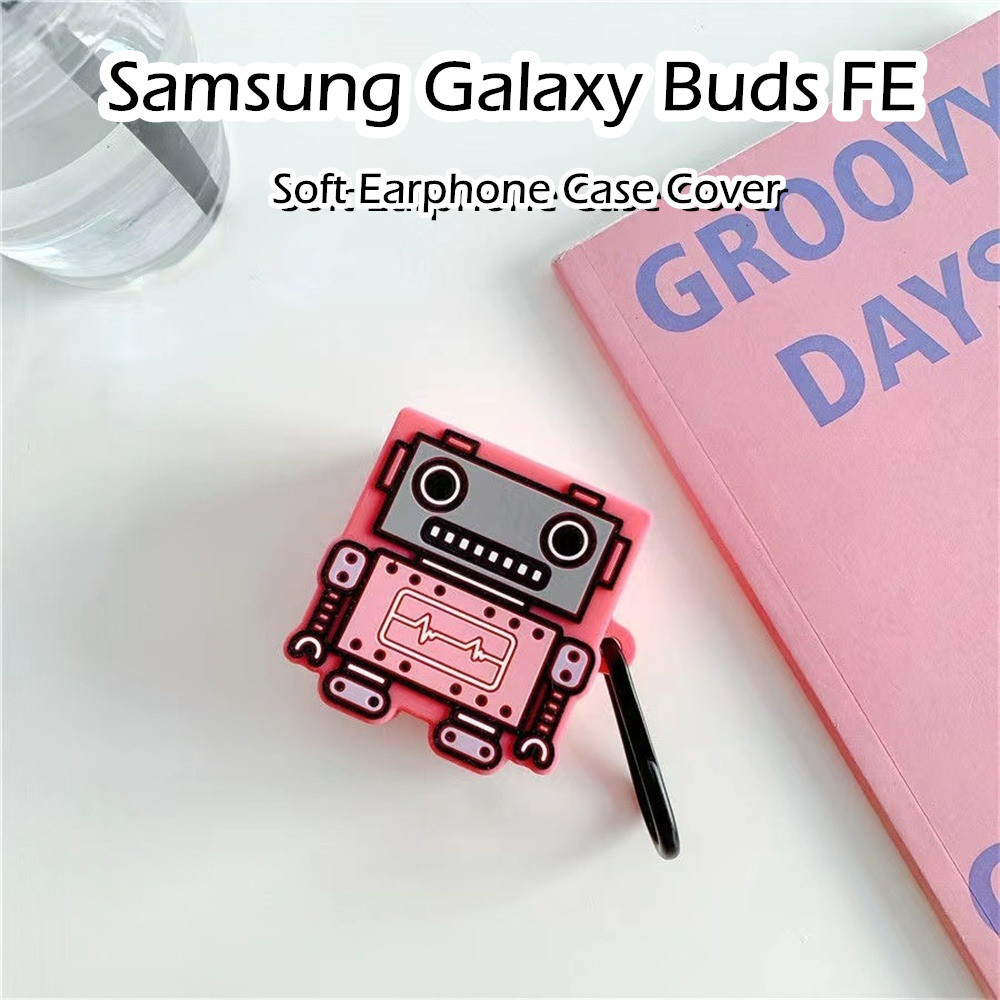 [Ngôi sao tương lai] Dành cho Ốp lưng Samsung Galaxy Buds FE Phim hoạt hình thú vị Vỏ tai nghe silicon mềm Vỏ bọc NO.1