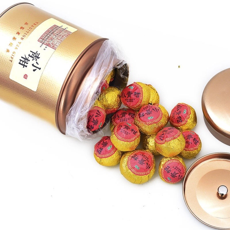 Trà Phổ Nhĩ Quýt Vân Nam Chính Hiệu (Tiểu Thanh Cam) hộp thiếc 250 gram