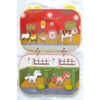 h8 Đồ chơi giấy ngồi nhà búp bê bằng giấy tocaboca Farm Quiet Book đồ chơi thủ công DIY cho bé gái Học liệu ngôi nhà búp