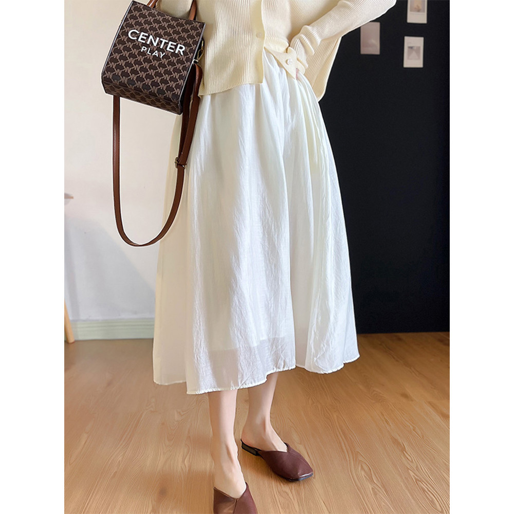 Suxi Thời Trang Mới Thường Ngày Mùa Hè Đa Năng Thời Trang Cao Cấp Nữ Chữ A Giữa Chiều Dài Váy Ngắn 240502