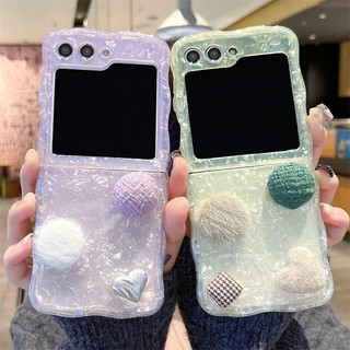 Ốp điện thoại Acrylic cứng hình ngôi sao 3D sang trọng cho Samsung Galaxy Z Flip 5 Flip 4 Flip 3 5G Z Flip5 Flip4 Flip3 Ốp lưng chống sốc