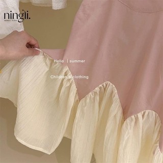V10-[tomnaukid] Đầm phối tơ bé gái cho bé iu cực kỳ xinh size từ 9-38Kg