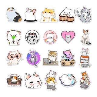 Bộ 50 Sticker Số 10 chống nước sticker dán laptop, điện thoại, đàn guitar, mũ bảo hiểm, vali
