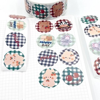 Cuộn 500 Sticker - Hoạt Hình Ngộ Nghĩnh, Quà Tặng, Chúc Mừng Sinh Nhật, Anime [Link1]
