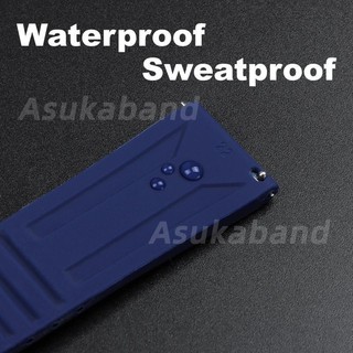 20mm 22mm 24mm Dây đeo đồng hồ silicon Dây đeo đồng hồ cao su cho SEIKO 5 Cá ngừ Samurai Diver Cao su chống nước Dây đeo đồng hồ lặn thể thao nam nữ Vòng đeo tay