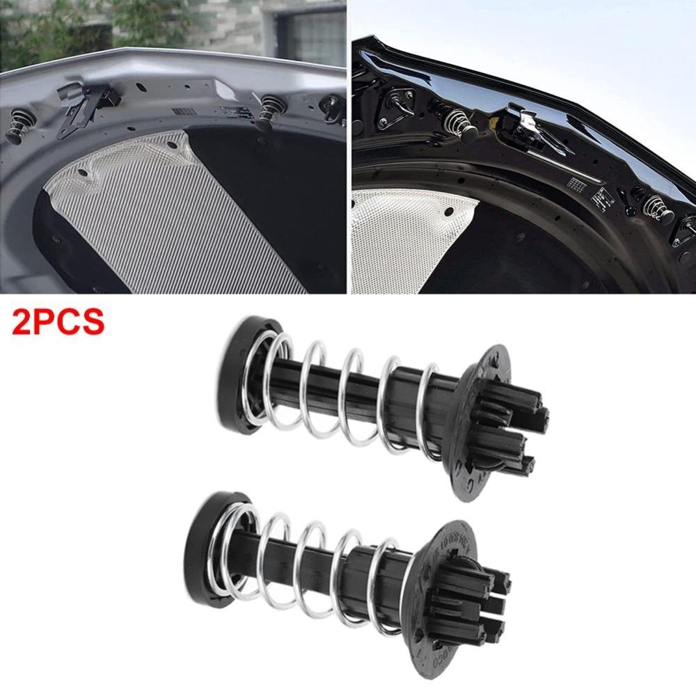 SUNKISSD 2 chiếc Lò xo nắp ca-pô, 2048800227 Lò xo che mui xe động cơ màu đen, 2048800127 Lò xo khóa công tắc cho Benz C E S SL SLK Class