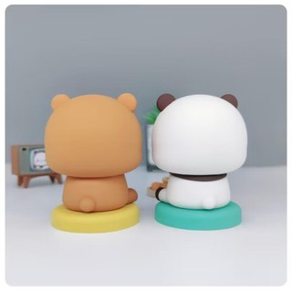 Jkdesign Hoạt Hình Thu Nhỏ, Sưu Tập Bubu Dudu Gấu Trúc Hình, Búp Bê Kawaii Dễ Thương Trang Trí Nhà Cửa