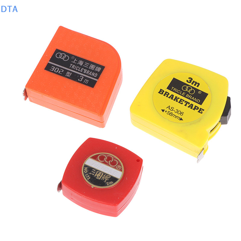 DTA 2 / 3 Mét Thước Có Thể Thu Vào Băng Di Động Kim Loại Kéo Thước Băng Đo PO