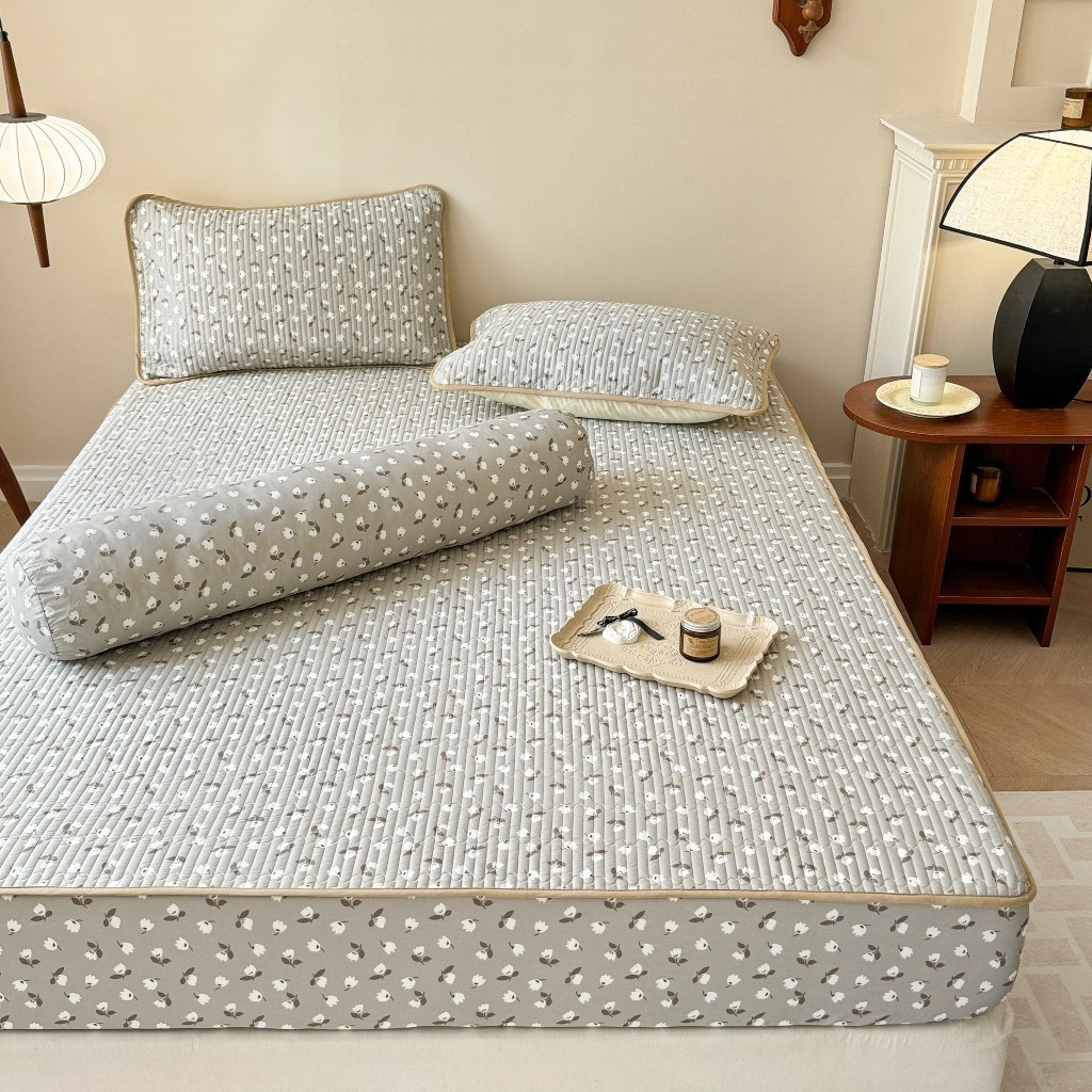 Bộ ga gối lụa tencel trần bông mát mịn MemMinbedding Luxury màu sắc nhẹ nhàng sang trọng - (GG14)