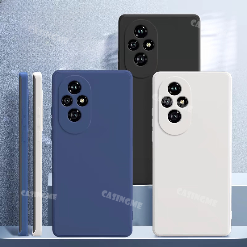 Honor 200 5G 200Pro 2024 Vỏ Silicon Lỏng Vuông Cho Honor200 200Honor Honor 200 Pro 5G 200Pro 4G 2024 Ốp Lưng Mềm Chống Sốc Vỏ Điện Thoại Silicon Mỏng