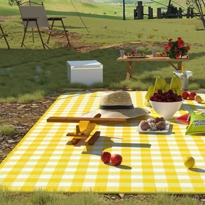 Thảm picnic thảm decor dã ngoại cao cấp chụp ảnh cực đẹp gấp gọn dễ dàng mang theo