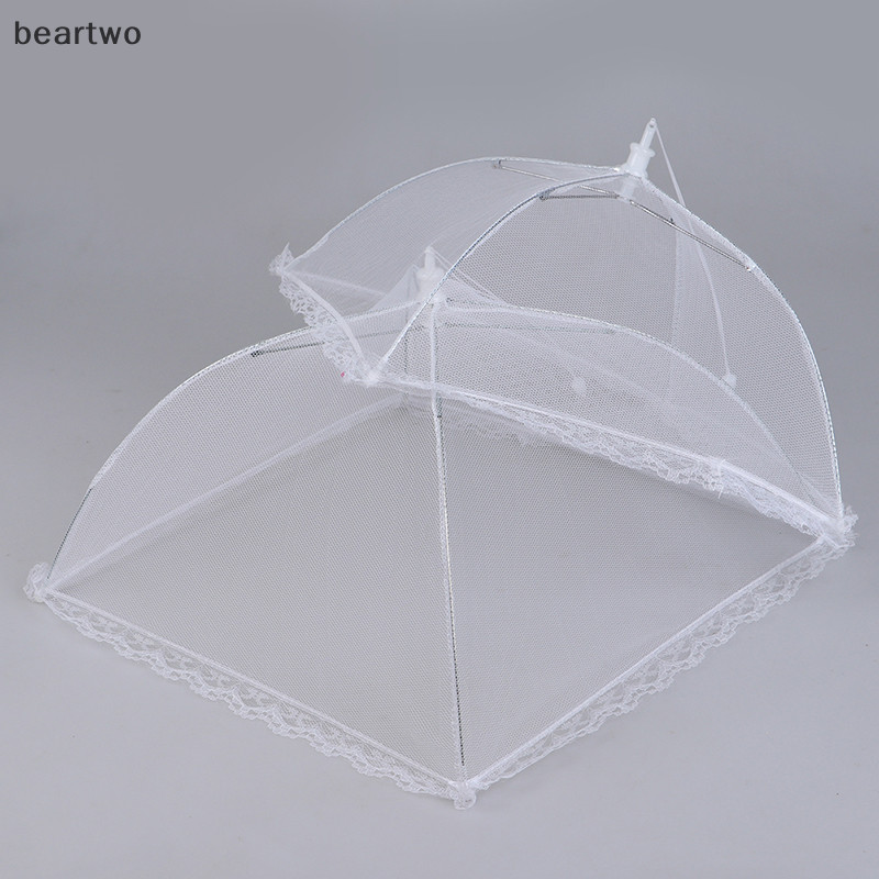 < Beartwo > Lưới Có Thể Gập Lại Chống Ruồi Lều Mái Vòm Lưới Ô Dã Ngoại Bảo Vệ Đĩa Đẹp