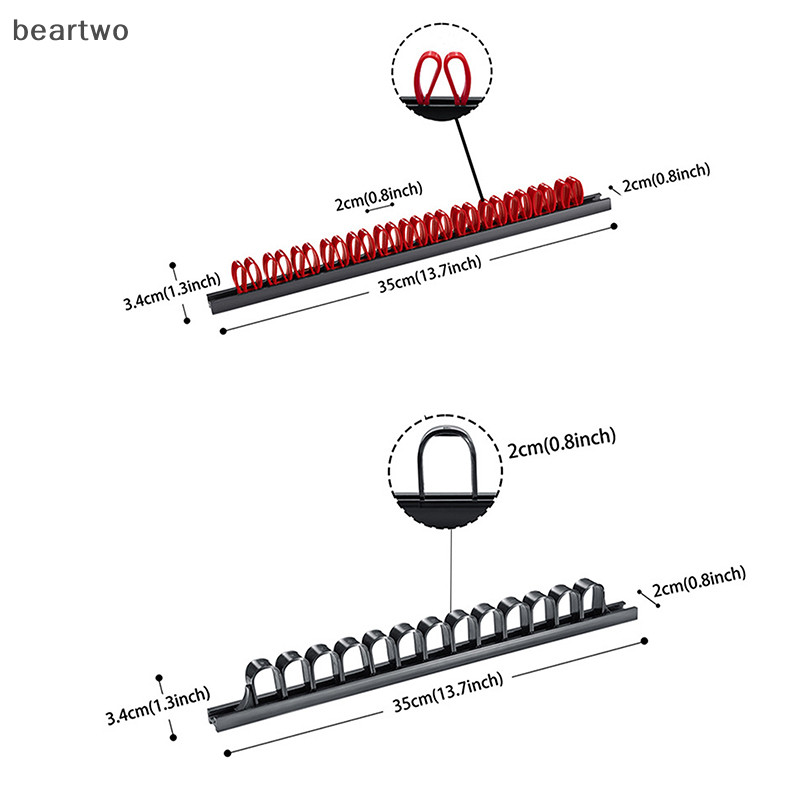 < Beartwo > Dụng cụ sắp xếp tuốc nơ vít Giá đỡ dụng cụ treo tường cho phụ tá Cờ lê Kìm tuốc nơ vít Tổ chức Giá trưng bày Đẹp