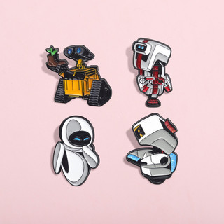 '' Khoa Học Viễn Tưởng Phim Robot Wall-E 'Men Trâm Cài Quần Áo Thời Trang Phụ Kiện Túi Học Huy Hiệu Quà Tặng Cho Bạn Bè