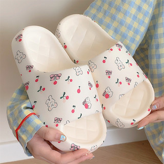 Dép Xixitiao Chống Trơn Trượt Trong Nhà Nữ Mùa Hè Phong Cách Mới Thỏ Dễ Thương