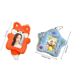 [Giao hàng từ Việt Nam] Photocard EARTHLYCO, Hộp đựng thẻ sinh viên dễ thương Photocard sang trọng, Túi bảo vệ hình ảnh thần tượng hoạt hình Túi móc khóa Tay áo thẻ cửa xe buýt