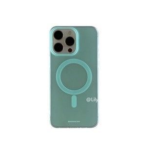 Ốp Từ Tính Bán Trong Suốt Cho Apple iPhone 15 14 13 12 Pro Max Frosting Matte Casing iPhone Hàn Quốc Thẩm Mỹ Tím Hồng Xanh Vàng Xanh Dương Phong Cách Y2K