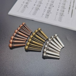 Đàn Guitar Cầu Chân Phụ Kiện 6 Chiếc Đồng Đàn Guitar Cầu Chân Dây Đinh Tán Cho Dân Gian Acoustic Đàn Guitar Thay Thế
