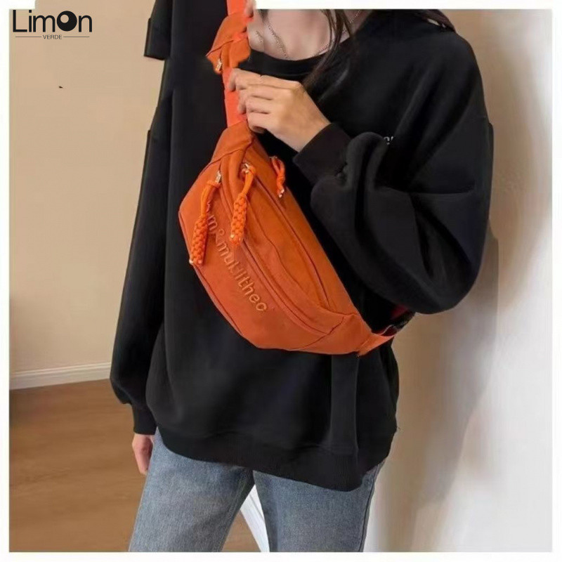 Túi đeo chéo vải Canvas Messenger nữ 2025 Túi đeo chéo một vai thời trang phong cách mới