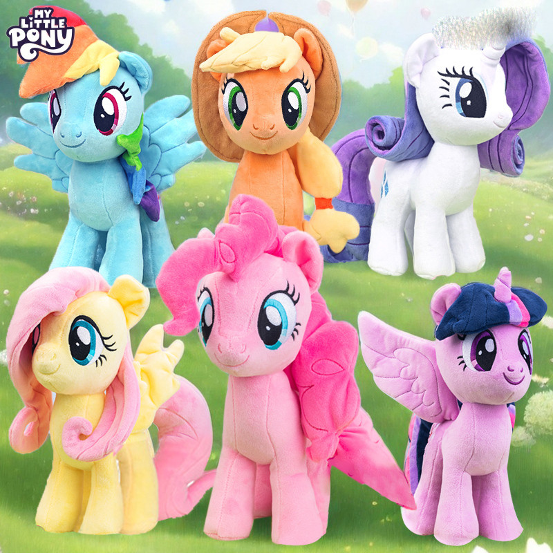 My Little Pony Nguyên mẫu Búp bê sang trọng Anime Gối mềm Cô gái Trái tim Fluttershy Twilight Sparkle Sofa Đồ trang trí Đồ chơi trẻ em