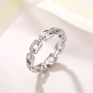 Nhẫn Zircon Bạc S925 Trang Sức Thời Trang Đơn Giản Quà Tặng Nữ