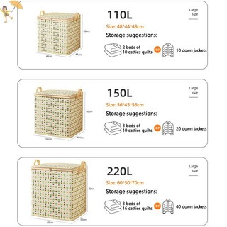 [GOU] Túi đựng quần áo dung tích lớn Hộp đựng quần áo Hộp đựng đồ có thể gập lại Hộp đựng đồ chống bụi Túi di chuyển VN