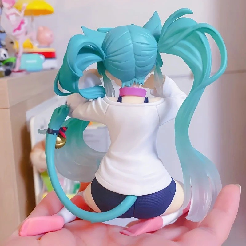 Anime Hatsune Miku Nhân Vật Dễ Thương Ngồi Mô Hình Búp Bê Đồ Chơi Hình Để Bàn Trang Trí Đồ Trang Trí Đồ Chơi