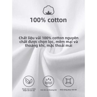 Áo thun trẻ em cotton 100%- In hình chuột Mickey dễ thương -Áo tay ngắn thoáng mát, mềm mại cho bé trai bé gái