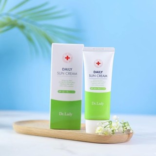 sufur Kem chống nắng daily sun cream/ Dr lady - Hàn Quốc/ năng tone dưỡng trắng/ kiềm dầu không bết dính/ cho mọi loại d