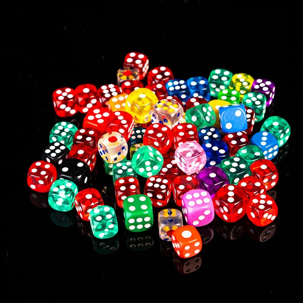 Xúc xắc xí ngầu nhựa chơi các loại boardgame Tigar