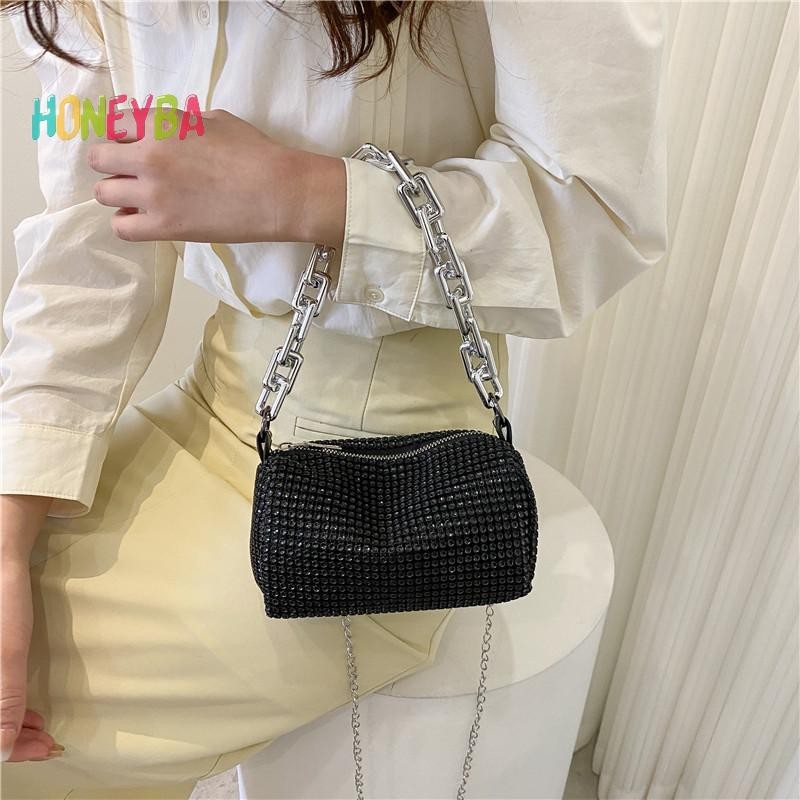 < Honeyba > Xu hướng mùa hè 2022 Túi xách đeo vai du lịch thời trang sang trọng Thiết kế ví Túi đeo chéo nhỏ dành cho nữ