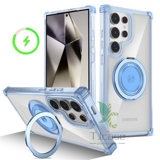 Ốp điện thoại có thể xoay được từ tính cho Samsung Galaxy s25 S24 S23 S22 Ultra Plus S24 S23 FE Note20 Vỏ sạc không dây