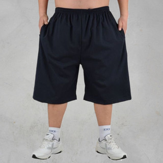 [Plus size] 10xl 200KG Nam size Lớn Hip Hop Co Giãn Eo Rời Oversize Quần Short Đen