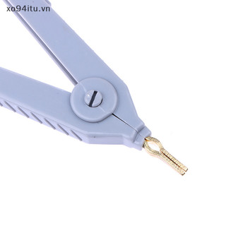 XOITU 1 Kẹp Cá Sấu 90MM Đồng Vàng Kelvin Kẹp Kẹp Thử Nghiệm Mỏ Vịt Kẹp Cho Dụng Cụ Điện Chính Xác VN