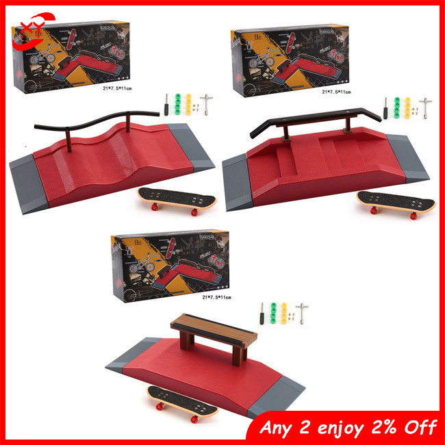 Bm Skateboard Ramp, Fingerboard Half Pipe Ramp, Mini Skateboards Ramp ...