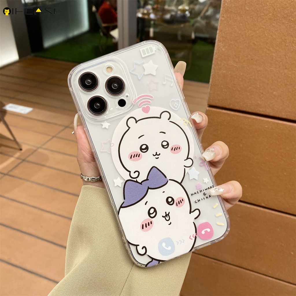 Dành Cho Samsung Galaxy Note 20 Ultra 10 Plus Lite 10 + M30 M30s M23 M20 F23 Ốp Điện Thoại Chiikawa Usagi Hamster Thỏ Thỏ Hoạt Hình Trong Suốt Vỏ Silicon Mềm