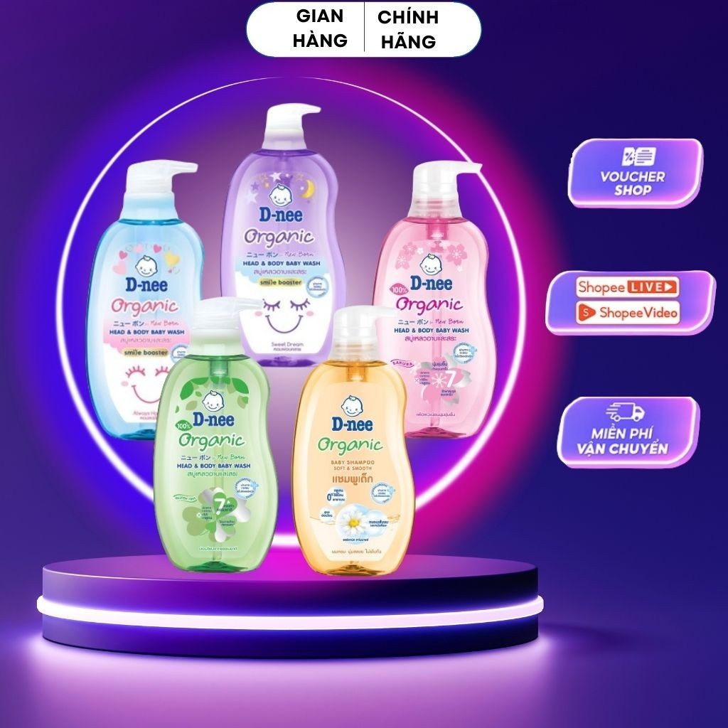 Sữa tắm gội toàn thân cho bé Dnee 380ml - Từ 0 đến 3 tuổi n Toàn Cho Bé ...