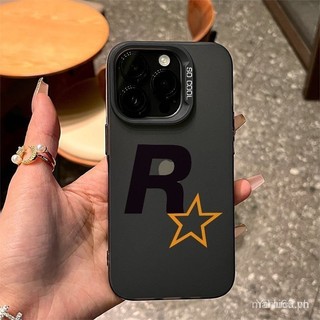 Ốp điện thoại mềm mờ Logo RStar độc đáo Thích hợp cho Iphone 13promax 14promax 15promax 11 12 13 14 15 pro max 14pro xr x xs max 7 8plus Vỏ bảo vệ chống sốc HCUP