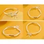 XGB Nơ Chuông Quyến Rũ Vòng Tay Thời Trang Mở Nữ Lắc Tay Mobius Band Handchain