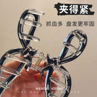 Kẹp nơ khí chất nữ kẹp cá mập lớn Hàn Quốc và Hàn Quốc mũ tóc đơn giản