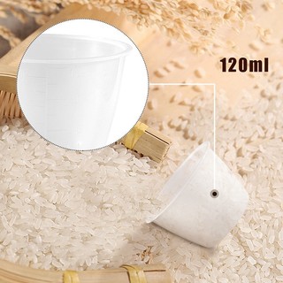 Nồi Điện Nhựa 120ml Cốc Đo Cơm 2 Chiếc Trắng Trong Suốt