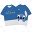 YB1 Stitch Cosplay Vải Hoạt Hình 3D Mùa Hè Áo Thun Cho Trẻ Em Người Lớn Anime Tay Ngắn Top BY1