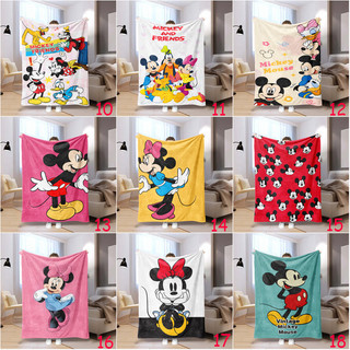 Chuột Mickey Flannel Chăn Một Mặt In Flannel Chăn Điều Hòa Không Khí Chăn Văn Phòng Ngủ Chăn Quà Tặng Thiết Thực Cho Gia Đình