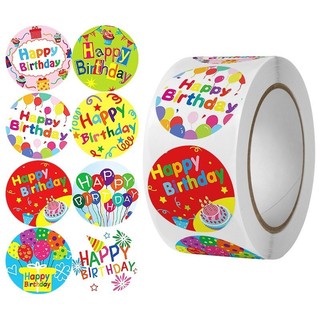Cuộn 500 Sticker - Hoạt Hình Ngộ Nghĩnh, Quà Tặng, Chúc Mừng Sinh Nhật, Anime [Link1]