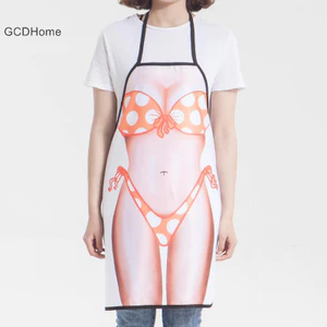 Gcdhome Ngộ nghĩnh Cơ Người Đàn Ông Nhà Bếp Tạp Dề Nữ Gợi Cảm Nấu Ăn Pinafore Dụng Cụ Vệ Sinh Nhà HOT