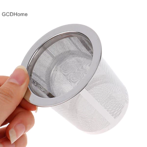 Gcdhome Lưới Trà Pha Lọc Lá Lọc Rò Rỉ Sàng Cốc Kim Loại Thép Không Gỉ HOT