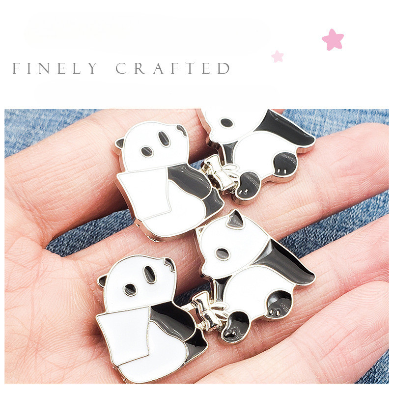 [Yunyuan] Khóa thắt lưng gấu trúc thời trang Thắt lưng Cinch Quần điều chỉnh nhỏ Khóa điều chỉnh thắt lưng